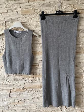 Zara lurexový komplet, zara,s