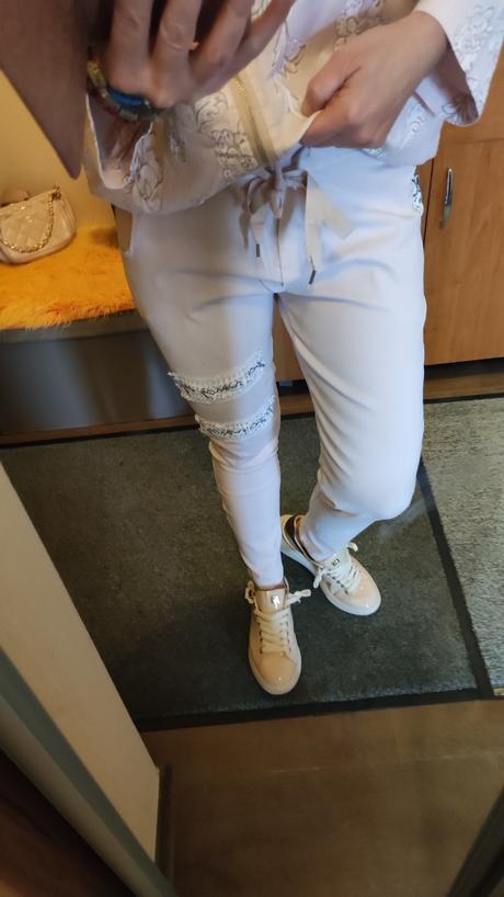 Dámske tenké nohavice, m