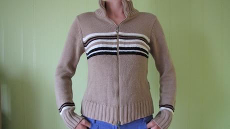 Sveter na zips, xl