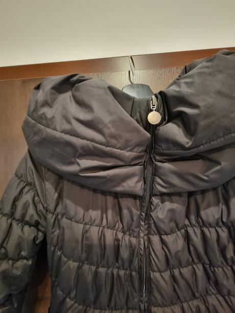 Dlhšia čierna bunda, m