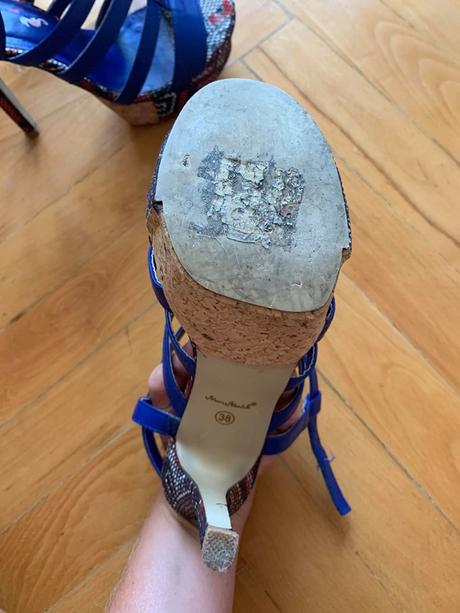 Dámske extravagantné topanky, 39