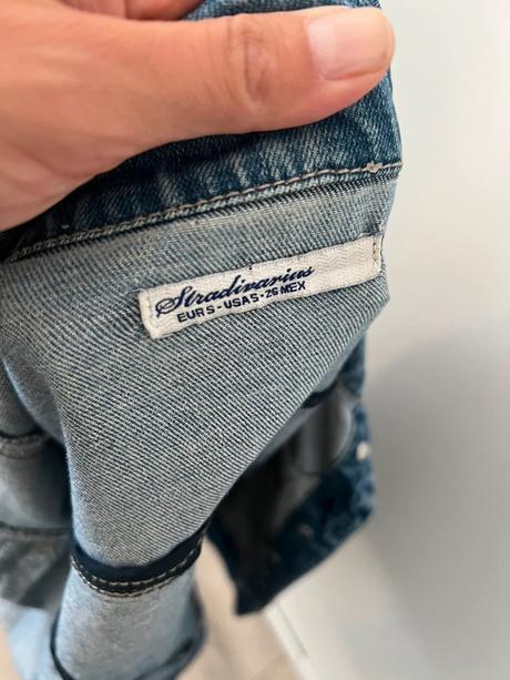 Riflová bunda, stradivarius,s