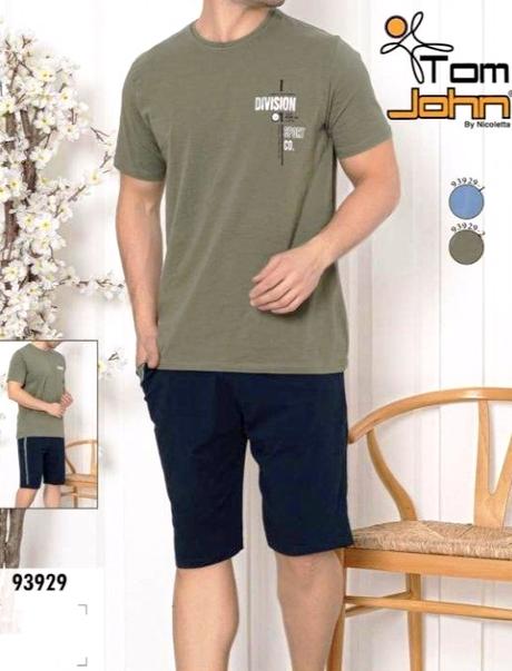 Pánske bavlnené pyžamo krátke, 4xl - xxxl