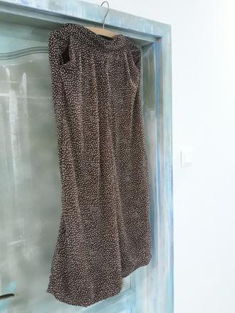 Široké nohavice s lístočkami, h&m,38