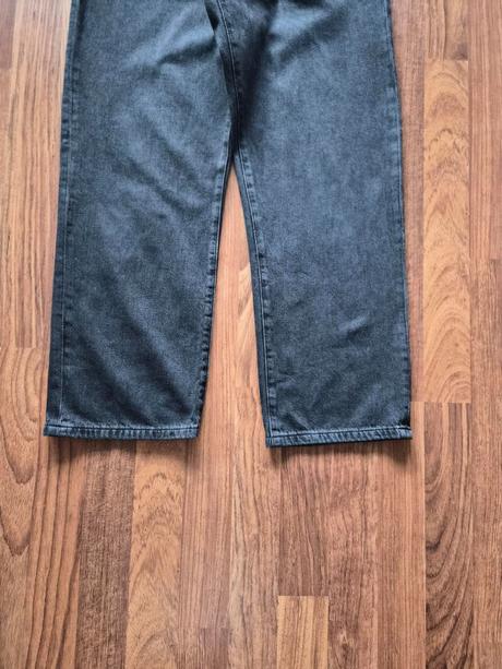 Nové čierne baggy rifle abercrombie 152 / 158, abercrombie&fitch,152