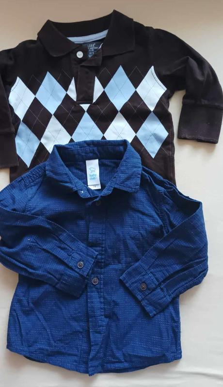 Chlapčenské polokošele 2 ks, l.o.g.g.,74