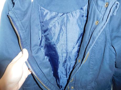 Tmavomodrá parka george, george,152