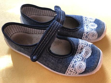 Elegantné rifľové balerínky, nazo,31