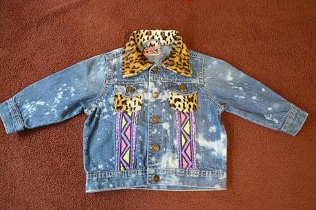 Dizajnérska riflová bundička, 80