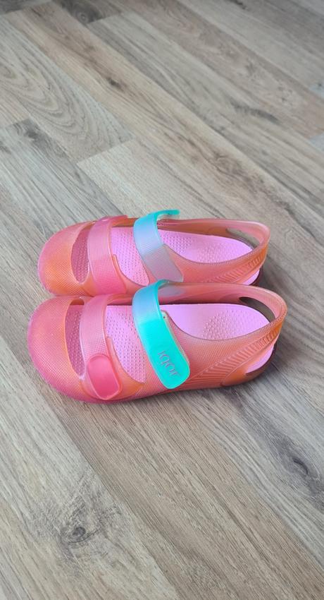 Plážové sandále ružové dievčenské igor vel.23, 23