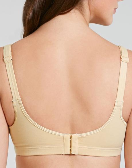 Bavlnená bezšvová podprsenka na dojčenie 386 -d, 80 / 85,d