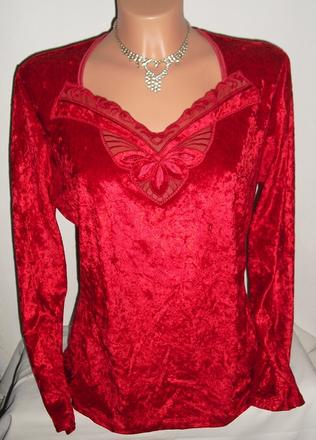 Zamatovy pulovrik luxusny, m