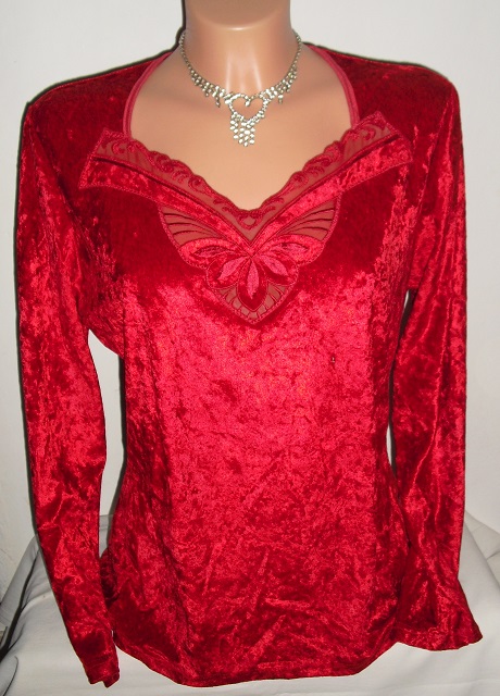 Zamatovy pulovrik luxusny, m