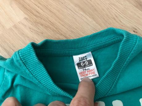 Zelene tricko, zara,74