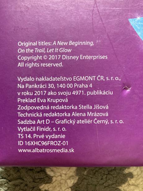 Ľadové kráľovstvo - polárna žiara zlatá kniha, 