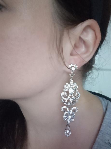 Spoločenské /svadobné náušnice,