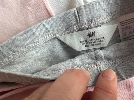 Krátke legínky 5ks, h&m,92