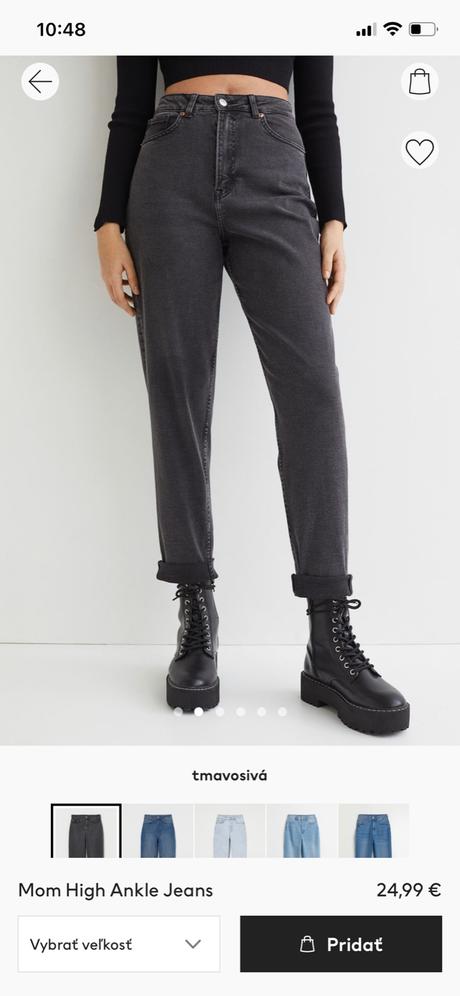 Dámske rifle, h&m,36