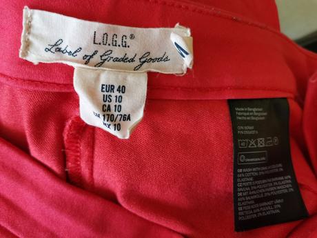 Nohavice slim, h&m,40