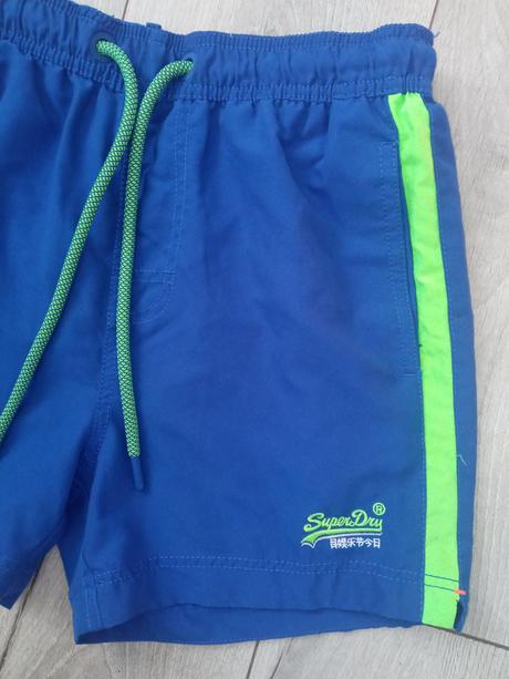 Neónovo-zeleno-modré plavky superdry (s), superdry,s