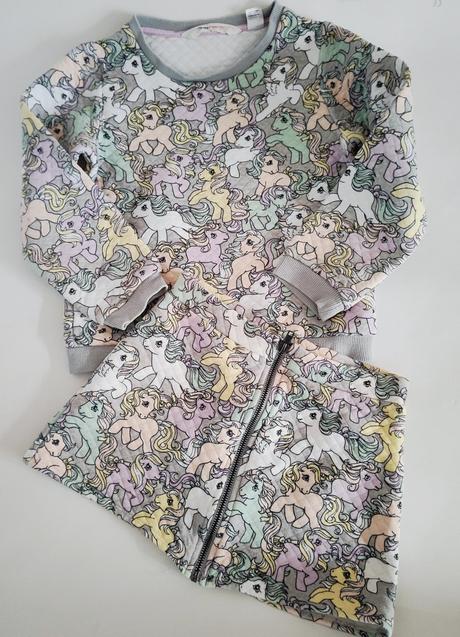 Komplet suknička a mikinka, h&m,122