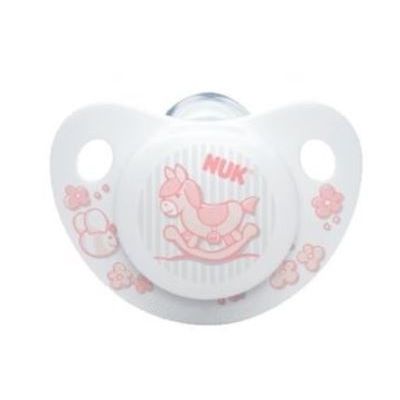 Nuk silikónový cumlík rose&blue 6-18m, 1ks, nuk