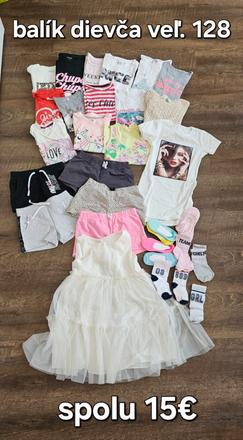 Balík dievča veľ.128, 122–134