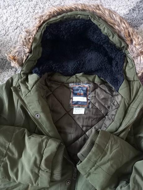 Zimná bunda zelená/vojenská, f&f,104