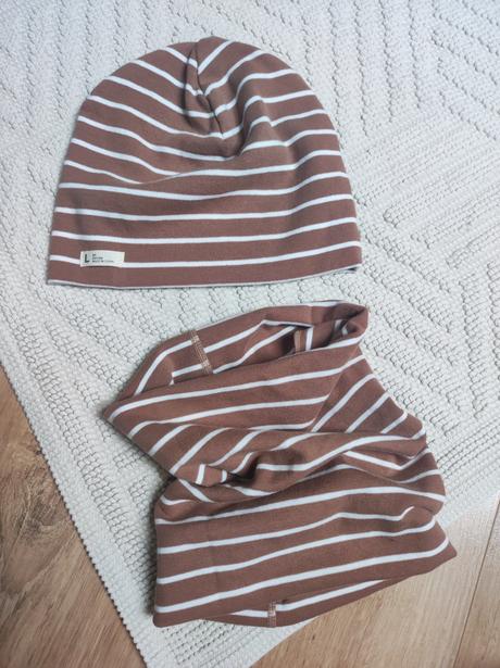Dvojvrstvový set, čiapka-nákrčnik 3-5 rokov, 104