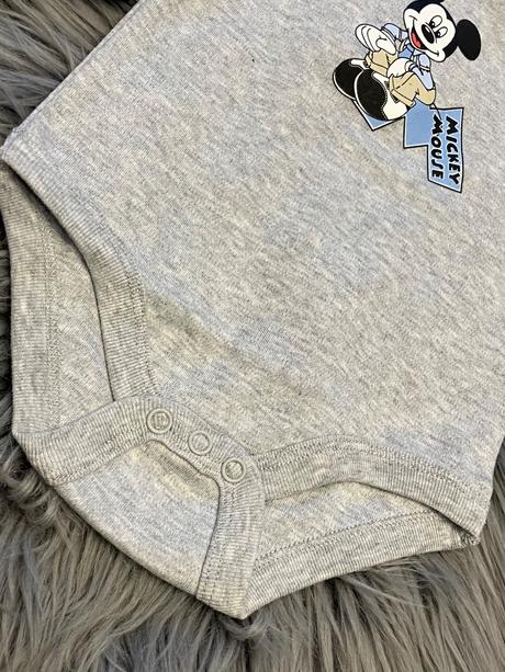 Chlapčenské body mickey mouse (3-6 mes.), original marines,68