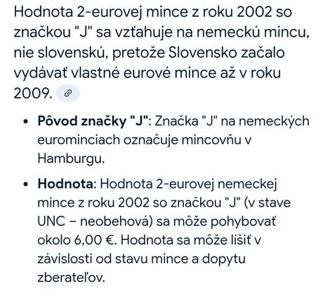 Minca 2 eur 2002 j nemecko,