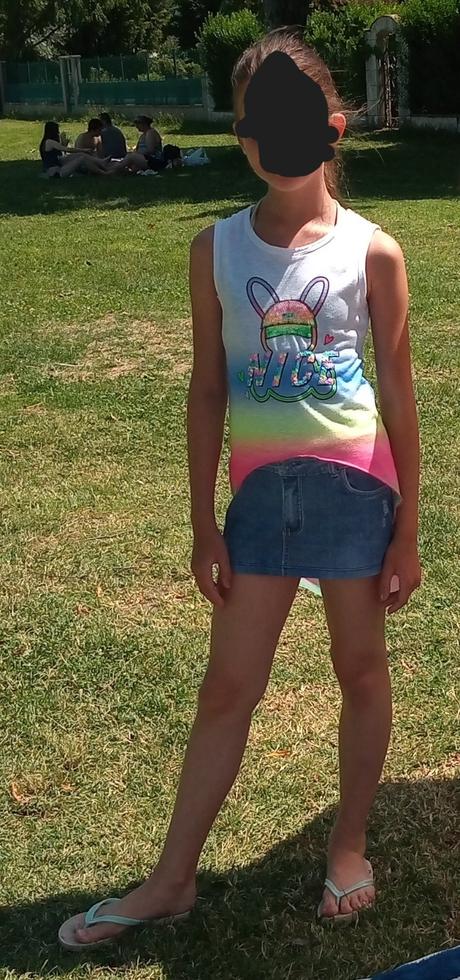 Dovolenkový dúhový set pre parádnicu veľ. 140, 140–152