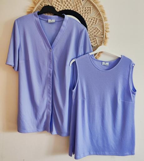 Fialový komplet, xxxl