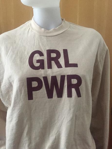 Mikina girl power, vhodná pre xs, s, m, 