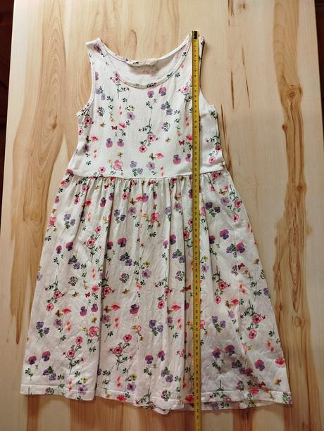 Kvetinkové šaty, h&m,122