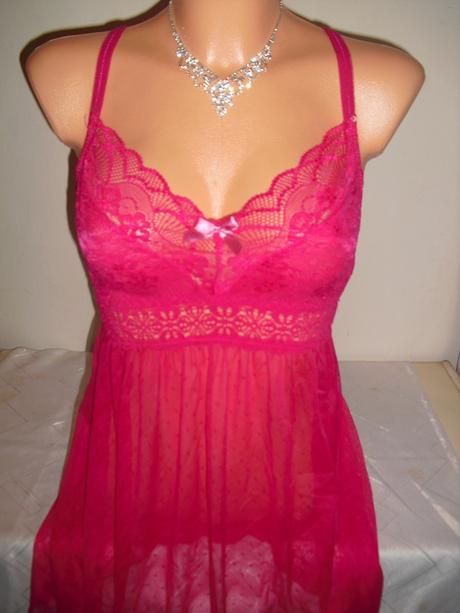 Sexy ruzova kosielka, s