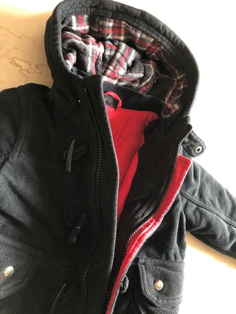 Flaušový kabátik, next,86