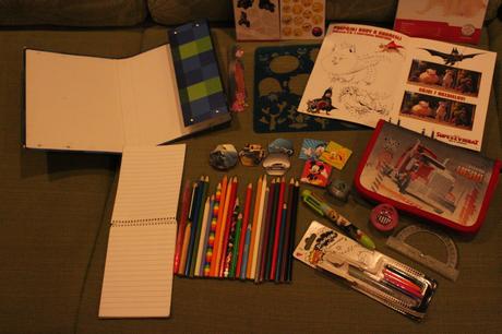 Veľká sada školských potrieb, 