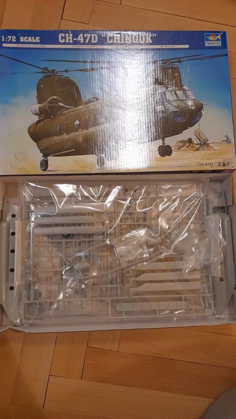 Ch 47d chinook 1/72 trumpeter, 