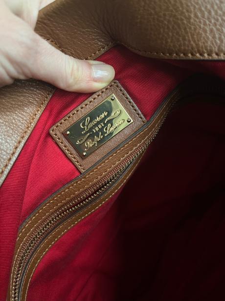 Kabelka ralph lauren kožená, ralph lauren