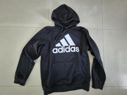 Čierna pánska mikina adidas, adidas,m