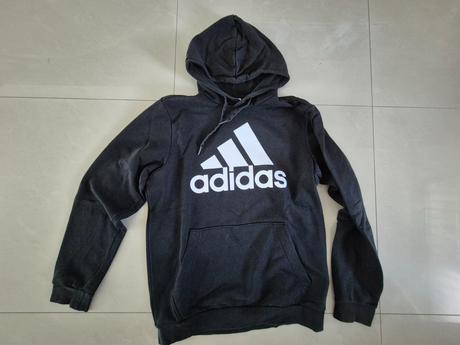 Čierna pánska mikina adidas, adidas,m