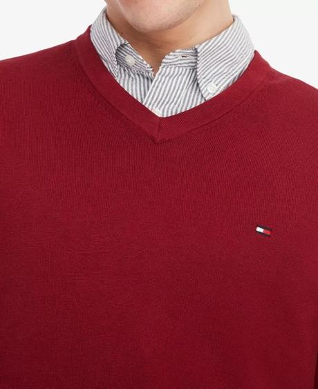 Tommy hilfiger sveter pánsky, veľ. l - originál, tommy hilfiger,l