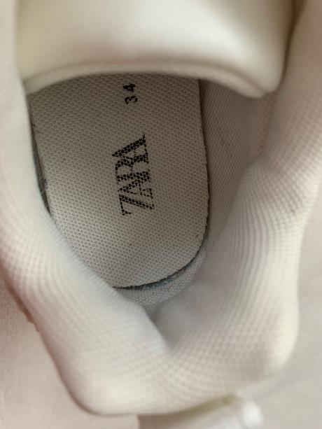 Tenisky zara na vysokej platforme, zara,34