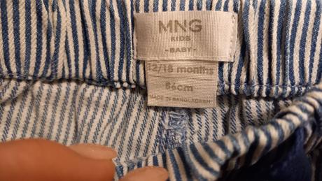 Nohavice paskate 86 mng, mango,86