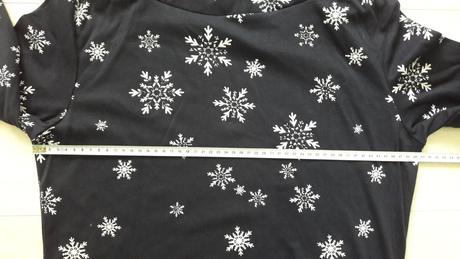 Mikina so snehovými vločkami, takko,m