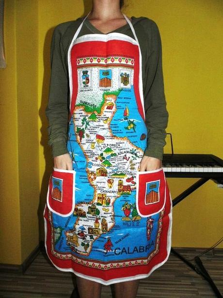 Kuchynská zástera kalábria, 