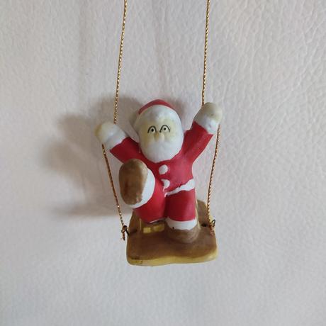 Keramický mikuláš retro reťaz ,4kusy nad sebou, 