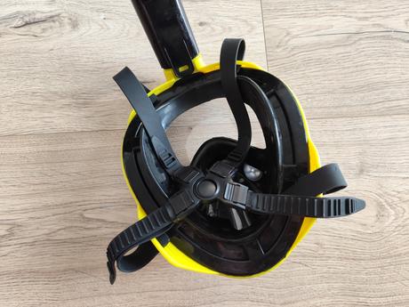 Celotvárová šnorchlovacia maska detská,