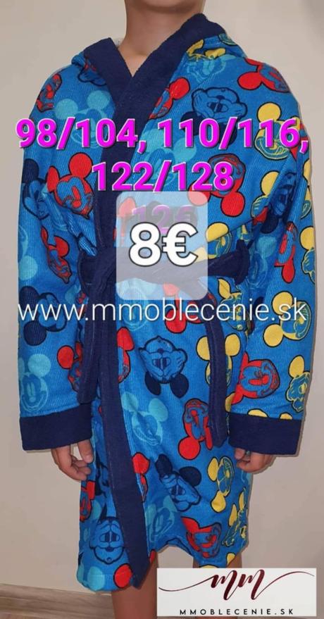 Župan mickey, disney,98 - 128